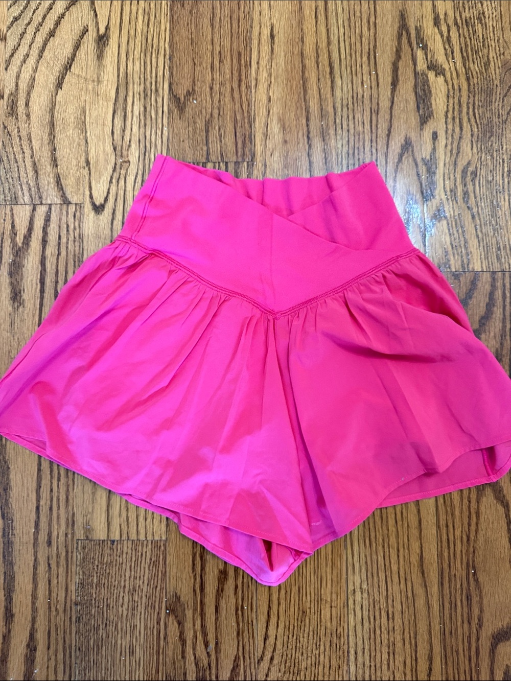 aerie Pink Athletic Skort-Style Shorts
